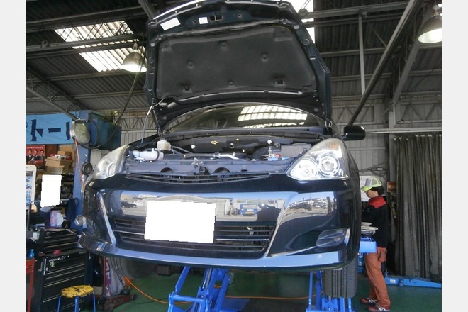 トヨタ ウイッシュ 法定1年点検（1年点検予約）  実績報告(車検 